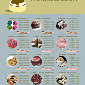 Websites: Francheska Bakery